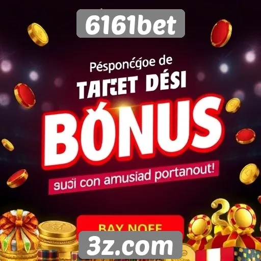 Nova promoção de bônus no 6161bet